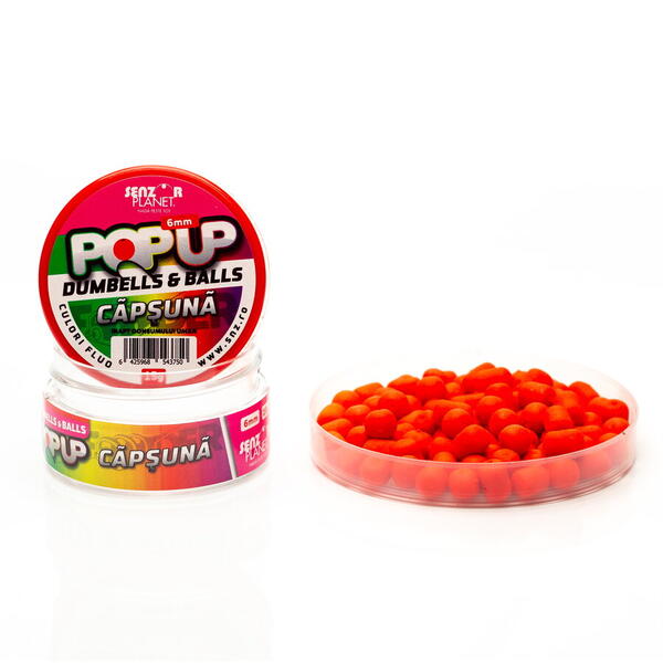 SENZOR POP-UP DUMBELLS&BALLS KRILL CAPSUNA 6MM 15G