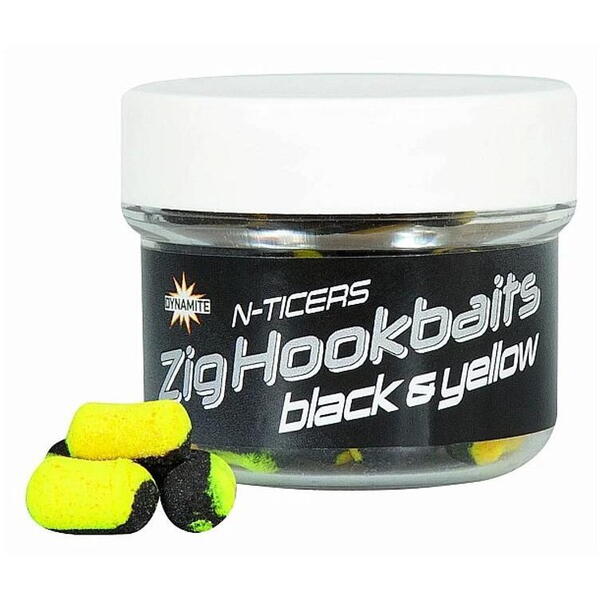 RAPALA POP-UP DYNAMITE N-TICERS ZIG HOOKBAITS BLACK&YELLOW