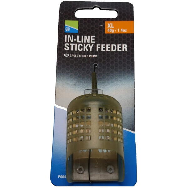 PRESTON INNOVATION MOMITOR IN LINE STICKY FEEDER 40G MAR.XL