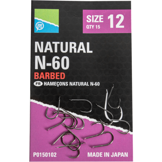 PRESTON INNOVATION CARLIG NATURAL N 60 NR.8 15BUC/PL