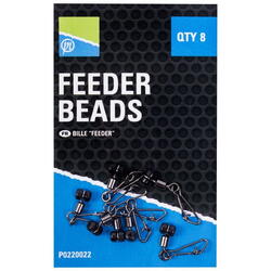 AGRAFA+VARTEJ CU MARGEA FEEDER BEADS 8BUC/PL