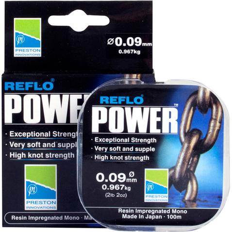 PRESTON INNOVATION FIR MONOFILAMENT REFLO POWER 015MM/2,68KG/100M