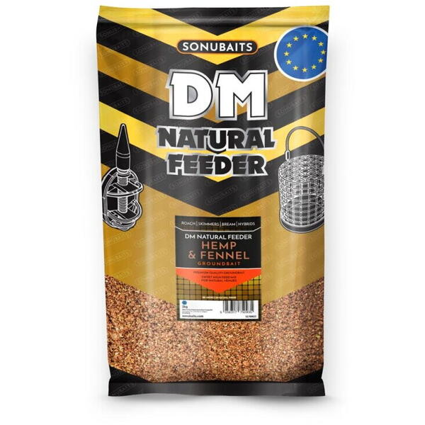 PRESTON INNOVATION NADA SONUBAITS DM NATURAL FEEDER HEMP&FENNEL 1KG