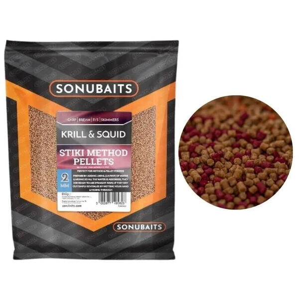 PRESTON INNOVATION PELETE SONUBAITS STIKI METHOD PELLET KRILL&SQUID 2MM