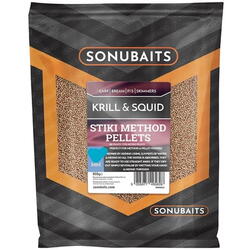 PRESTON INNOVATION PELETE SONUBAITS KRILL&SQUID STIKI METHOD PELLETS 4MM 650G