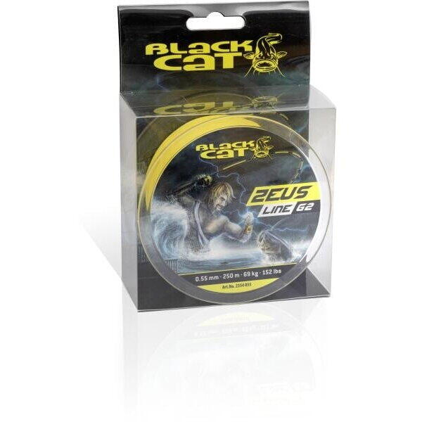 PRESTON INNOVATION FIR BLACK CAT ZEUS LINE G2 045MM/46KG/250M YELLOW