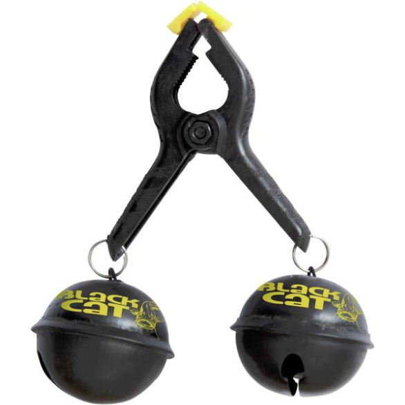 PRESTON INNOVATION CLOPOTEL DUBLU BLACK CAT BIG BELLS BLACK YELLOW