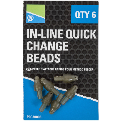 PRESTON INNOVATION CONECTOR INLINE QUICK CHANGE BEADS L 6BUC/PL