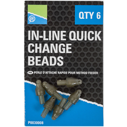CONECTOR INLINE QUICK CHANGE BEADS L 6BUC/PL