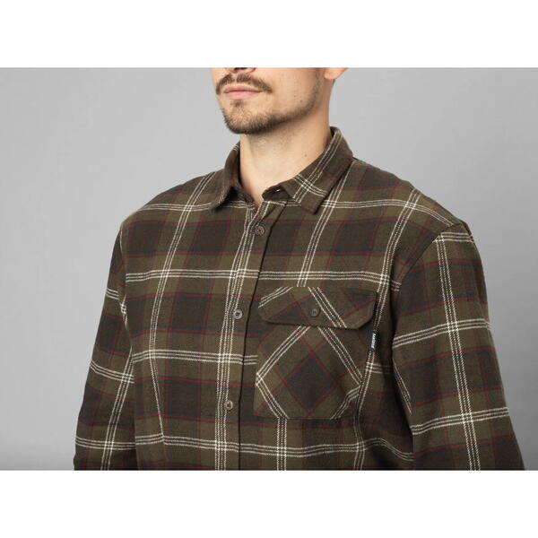 SEELAND CAMASA GLEN FLANNEL PINE GREEN MAR.XL