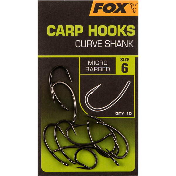 FOX CARLIG CURVE SHANK MICRO BARBED NR.6 10BUC/PL