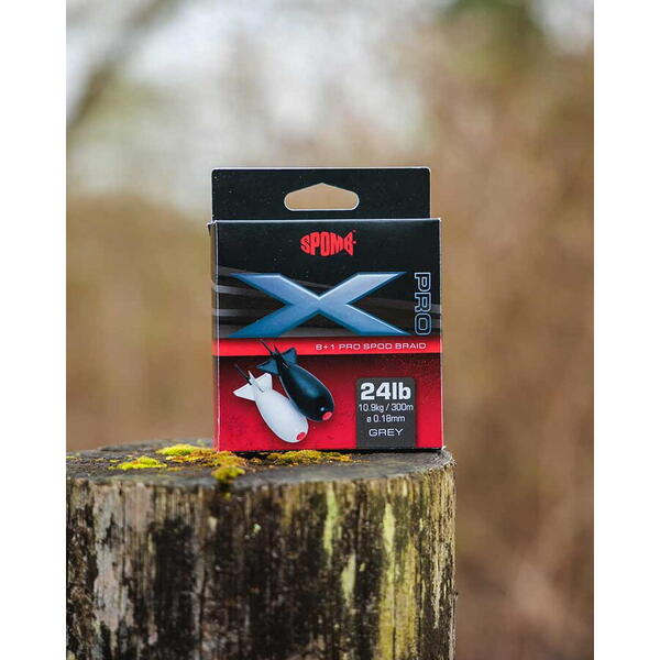 FOX FIR TEXTIL SPOMB BRAID 018MM/24LB/300M GREY