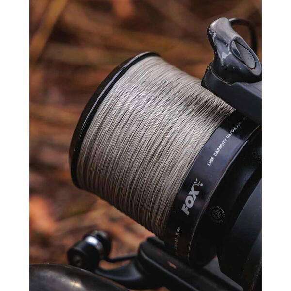 FOX FIR TEXTIL SPOMB BRAID 018MM/24LB/300M GREY