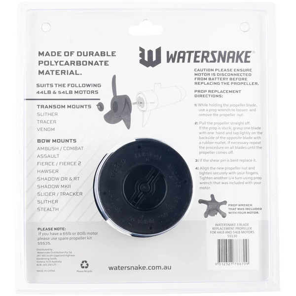 WATERSNAKE ELICE 3 PALETE PT MOTOR ELECTRIC 44-65LB