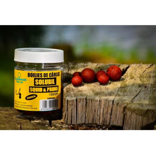 ARROW INT. BOILIES CLAUMAR FISHMEAL DE CARLIG SOLUBILE SQUID&PRUNA 20MM/100G