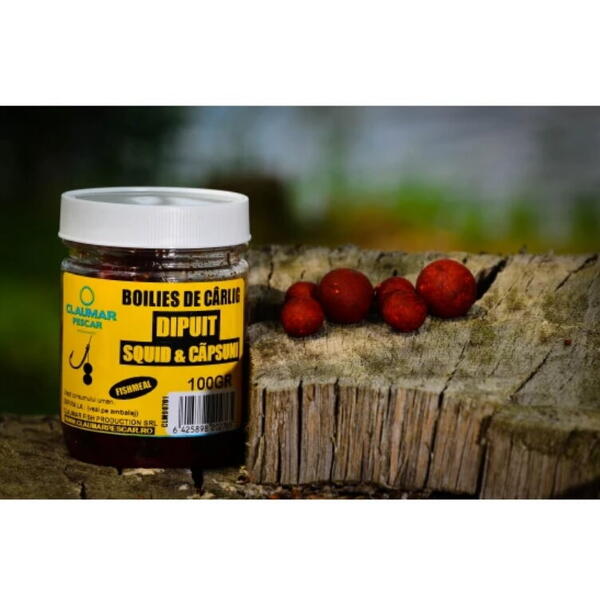 ARROW INT. BOILIES CLAUMAR FISHMEAL DE CARLIG TARE DIPUIT SQUID&CAPSUNI 20MM/100G