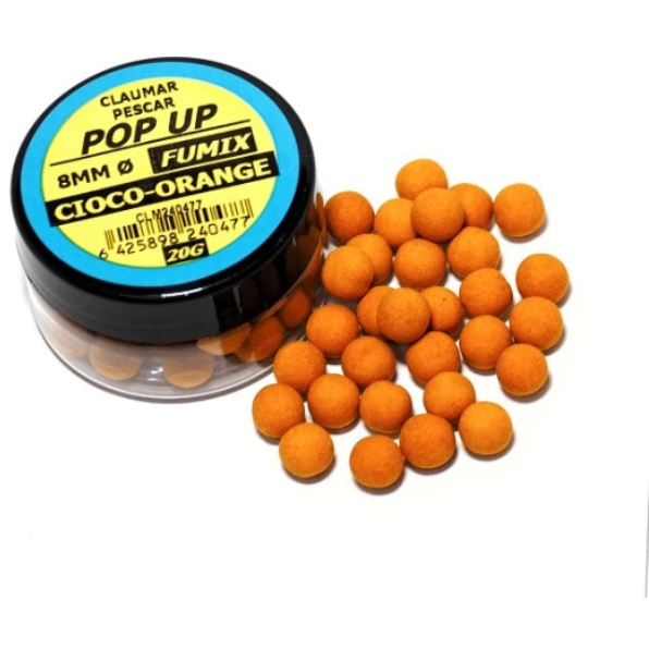 ARROW INT. POP-UP CLAUMAR FUMIX CIOCO/ORANGE/PORTOCALIU 8MM/20G