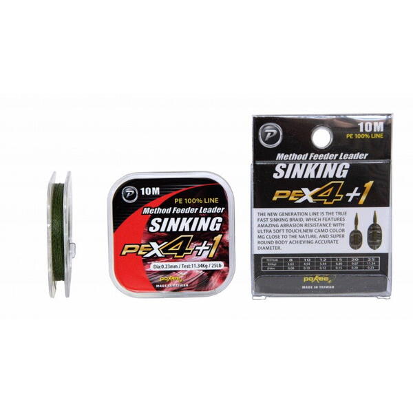 ARROW INT. FIR POKEE METHOD FEEDER FAST SINKING PX4+1 008MM/3,63KG/10M