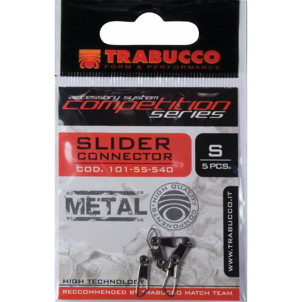 TRABUCCO CONECTOR SLIDER METAL MAR.M 5BUC/PL
