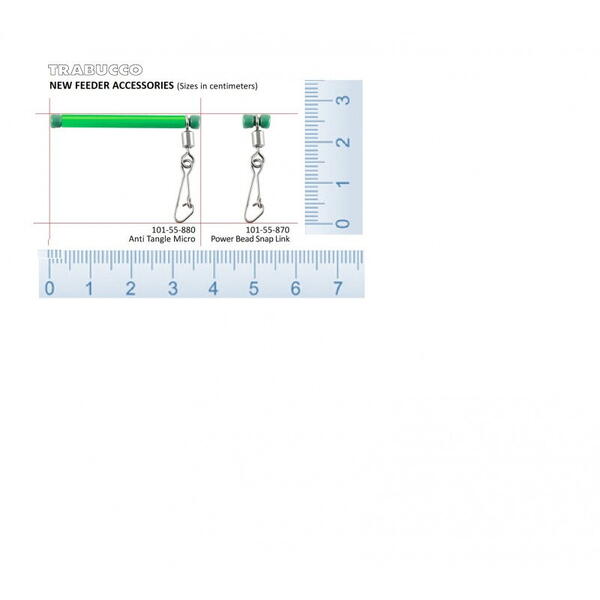 TRABUCCO FEEDER POWER BEAD SNAP LINK 10BUC/PL