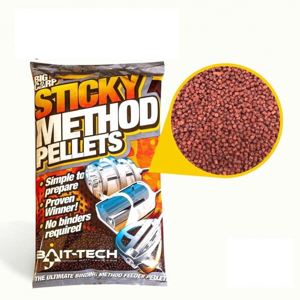 BAIT TECH MICROPELETE STICKY METHOD ROSU 700G