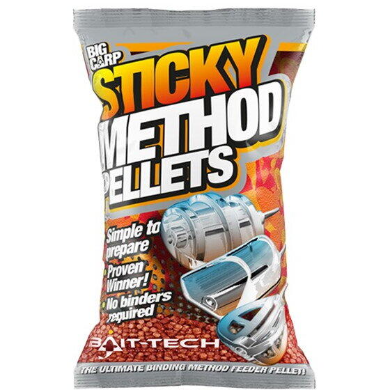 BAIT TECH MICROPELETE STICKY METHOD ROSU 700G