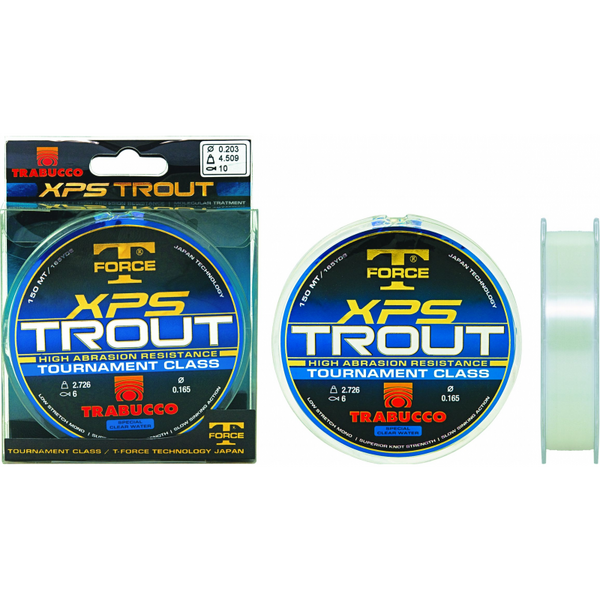 TRABUCCO FIR T-FORCE XPS TROUT COMP. 025MM/7,00KG/150M