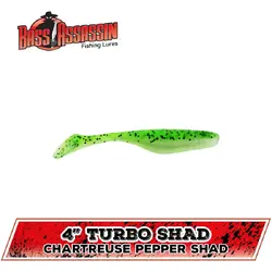 SHAD TURBO 10CM CHART.PEPPER 10BUC/PL
