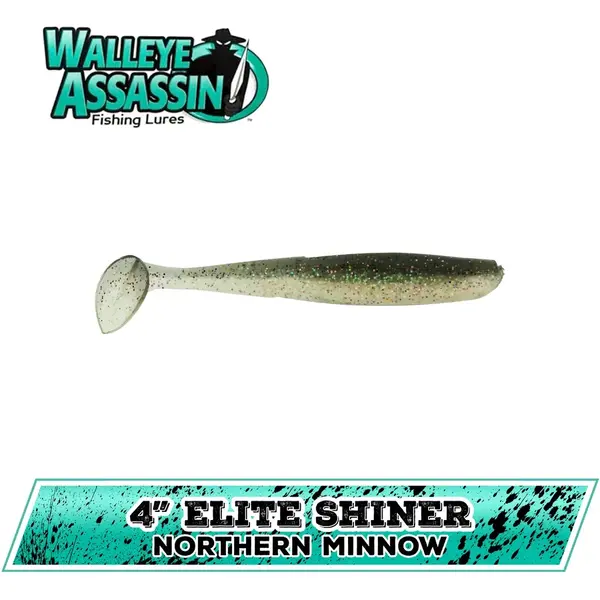 BASS ASSASSIN SHAD ELITE SHINER 10CM NORTHERN MINNOW 8BUC/PL