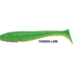 SHAD RIBBED SWING 9,5CM/GREEN LIME/7BUC/PL