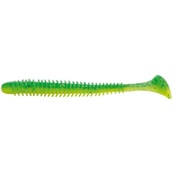 RAPTURE SHAD RIB SLIM 7,5CM/LIME YELLOW/12BUC/PL