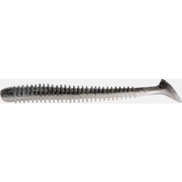 RAPTURE SHAD RIB SLIM 7,5CM/BLACK SILVER/12BUC/PL