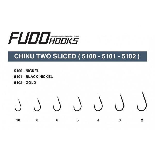 TACKLE ARENA CARLIG FUDO CHINU TWO SLICED CHTS-BN NR.4 9BUC/PL