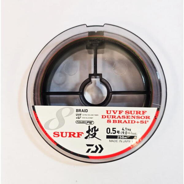 DAIWA UVF SURF DURA SENSOR 5 COLORS X8 050MM/250M