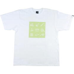 DAIWA TRICOU PRINT WHITE COTTON MAR.XL