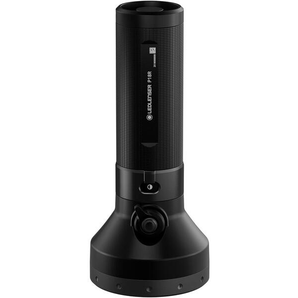 LEDLENSER LANTERNA P18R BLACK_CASE 6500LM/LI-ION + INCARCATOR