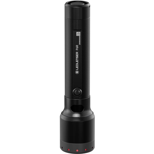 LEDLENSER LANTERNA P6R BLACK_BOX 1200LM/LI-ION +CABLU USB