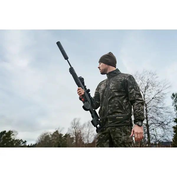 HARKILA JACHETA FLEECE KAMKO NOCTYX WSP REV. AXIS MSP BLACK/WILLOW GREEN MAR.L