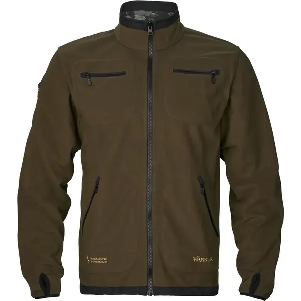 HARKILA JACHETA FLEECE KAMKO NOCTYX WSP REV. AXIS MSP BLACK/WILLOW GREEN MAR.XL