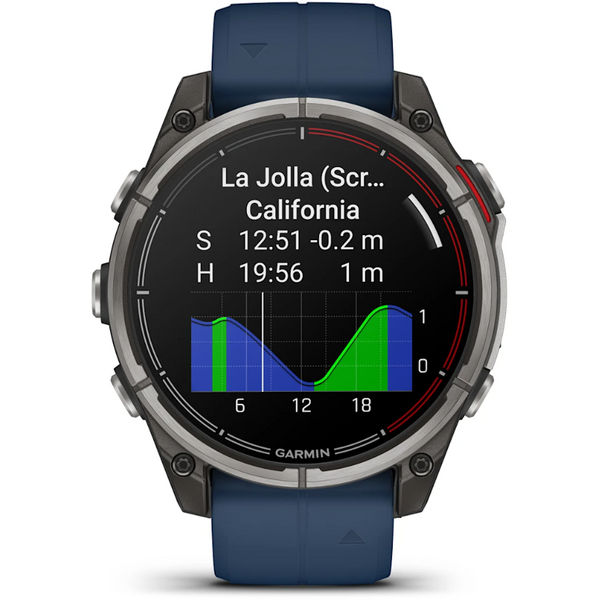 GARMIN CEAS QUATIX 8 AMOLED SAPPHIRE TI/BARE 51MM EMEA