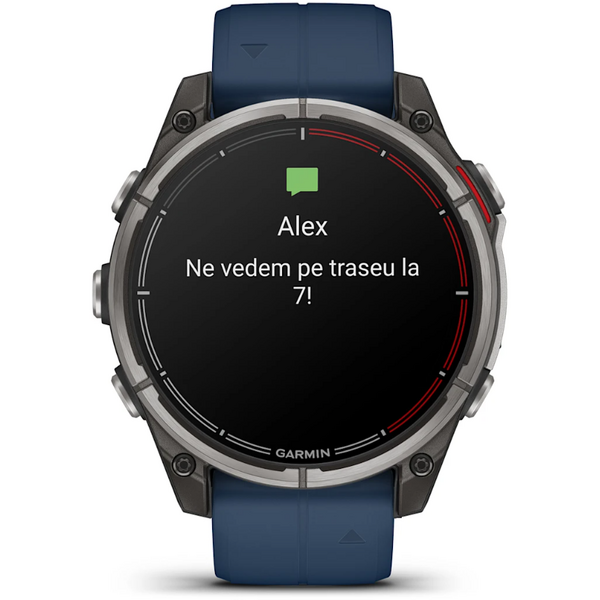 GARMIN CEAS QUATIX 8 AMOLED SAPPHIRE TI/BARE 51MM EMEA