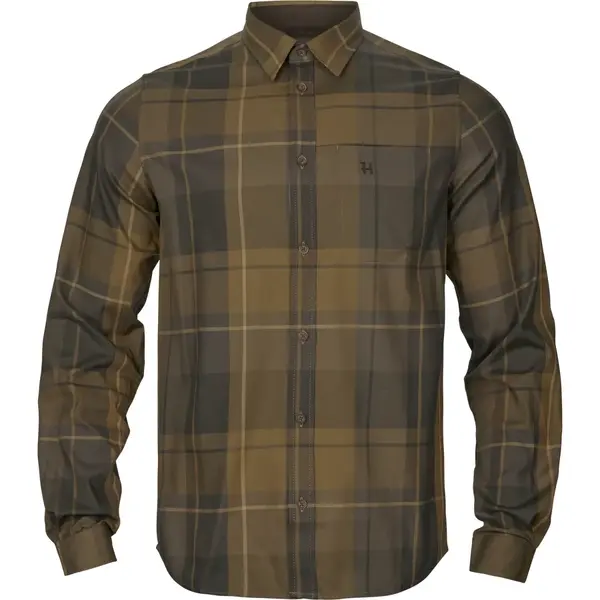 HARKILA CAMASA AKSE L/S WILLOW GREEN CHECK MAR.XL
