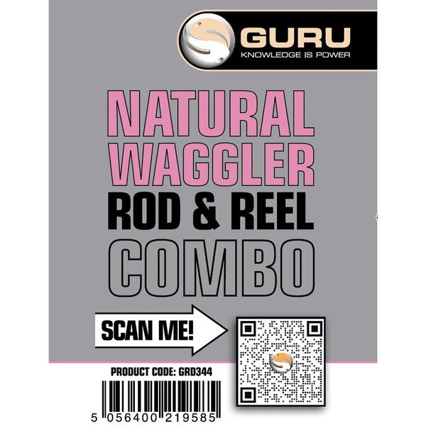 LANSETA GURU SET LANS+MUL. NATURAL WAGGGLER ROD&REEL COMBO