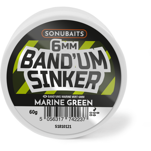 PRESTON INNOVATION WAFTERS SONUBAITS MARINE GREEN SINKERS 6MM 60G