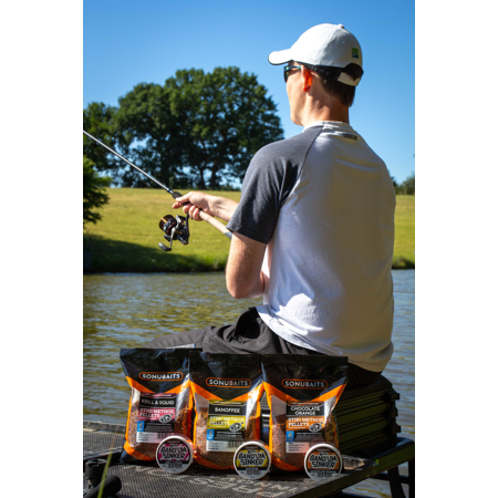 PRESTON INNOVATION PELETE SONUBAITS STIKI METHOD PELLET CHOCOLATE ORANGE 2MM