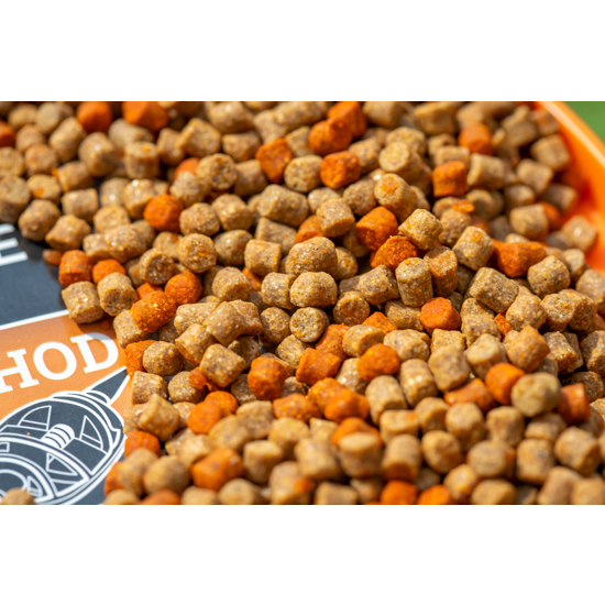 PRESTON INNOVATION PELETE SONUBAITS STIKI METHOD PELLETS CHOCOLATE ORANGE 4MM 650G