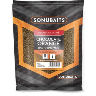 PRESTON INNOVATION PASTA SOLUBILA SONUBAITS ONE TO ONE PASTE CHOCOLATE ORANGE 500G