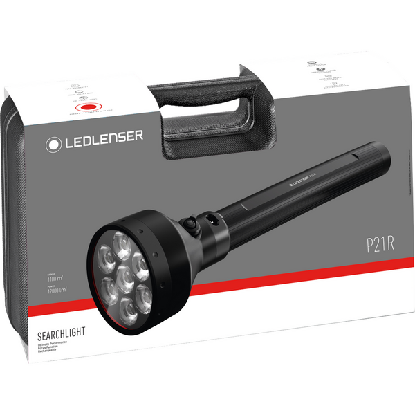 LEDLENSER LANTERNA P21R BLACK CASE/ 12000LM+USB+STATIE DE INCARCARE