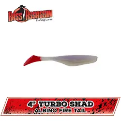 SHAD TURBO 10CM ALBINO FIRE 10BUC/PL