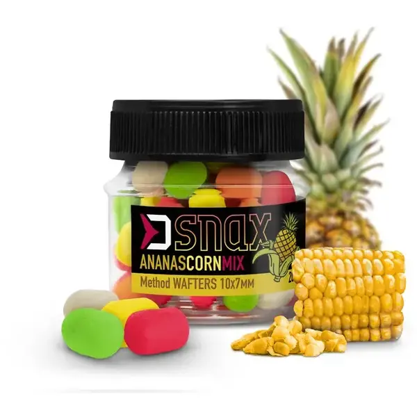 DELPHIN WAFTERS D SNAX MIX  10x7MM, 20G PORUMB ANANAS